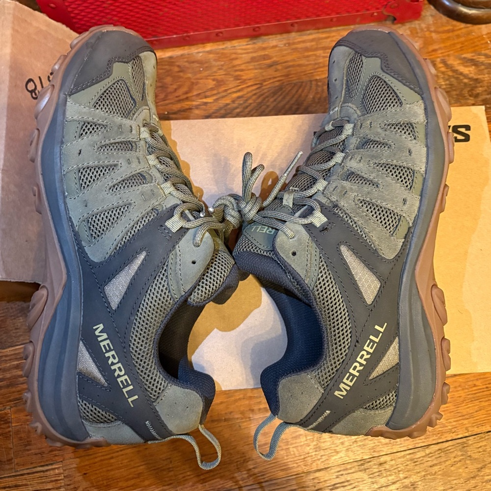 Merrell Men's Olive Athletic Shoes